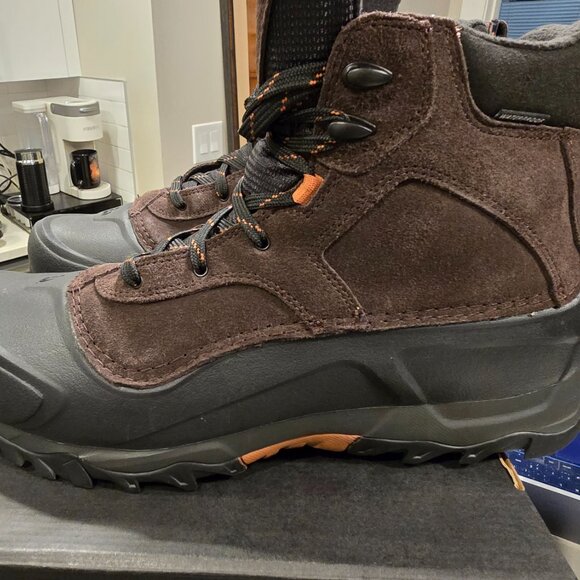 The North Face Men's Snowfuse Boot Boots Size 10 US Coffee Brown / TNF Black NEW - Picture 6 of 10